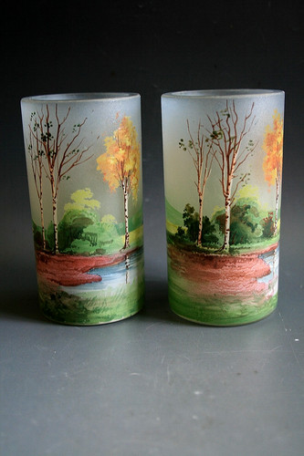 Coppia vasi vintage in - vasi,