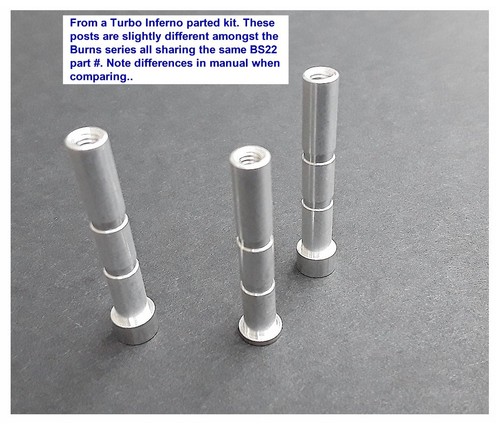 Vintage kyosho servo posts - vintage,