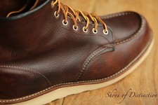 Redwing Red Wing 8138 stivali derby in pelle marrone bordeaux scarpe uomo UK 11 US 12