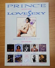 PRINCE LOVESEXY 1988 A5 Flyer