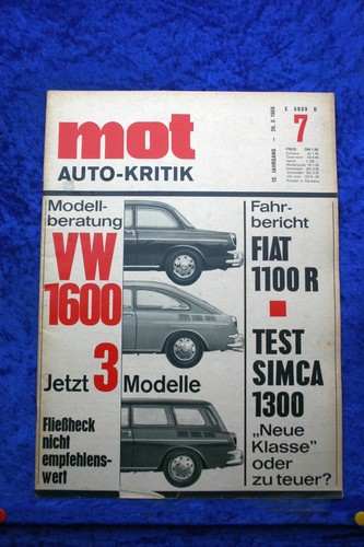 Mot 1600 3 - -, modelli