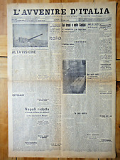 1943-L'AVVENIRE D'ITALIA-Guerra a nord di Napoli e nord ovest di Foggia-5 ott.+