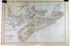 Mappa della Nuova Scozia del