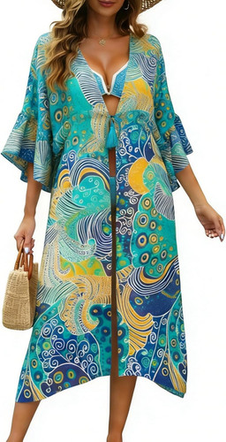 Copricostume mare donna - mare,