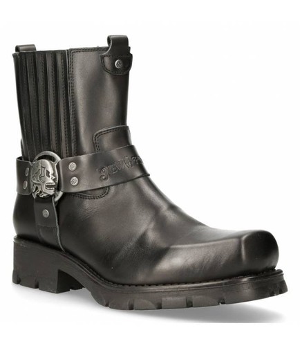 Stivaletti nero unisex pelle - nero,