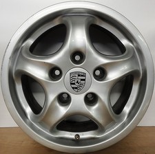 4 CERCHI IN LEGA PORSCHE 993 CARRERA 16 " ORIGINALI 99336211400 99336211801