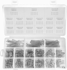 225 Pezzi Assortimento Molle Compressione Piccole, 15 Diverse Dimensioni, Diamet