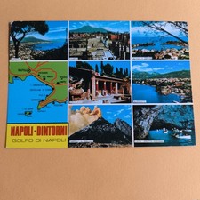 NAPOLI DINTORNI GOLFO DI NAPOLI  -  CARTOLINA A COLORI VIAGGIATA