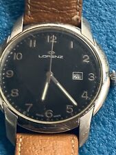 orologio lorenz uomo cinturino in pelle marrone