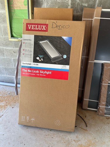 Brand new velux leak - velux, no