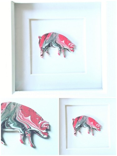 Quadro scrofa maiale - di,