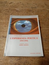 ARMIDA MARASCO - L'ESPERIENZA POETICA 1954- 1956  Ed. Congedo 1980
