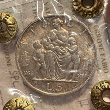 5 LIRE 1936 SPL PERIZIATA