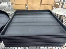 Padelle per pizza siciliane, 12 pollici per 18 pollici (bellezze nere)