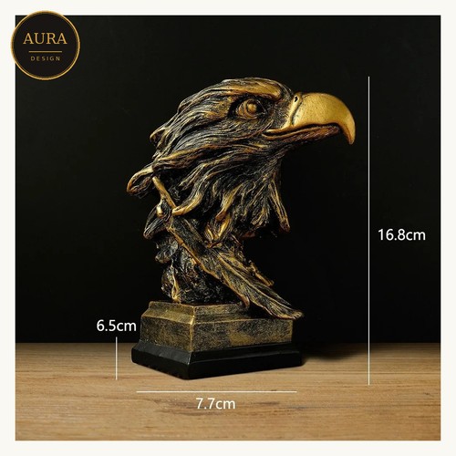Testa aquila bronzo vintage - aquila,