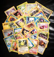 LOTTO CARTE POKEMON VINTAGE ITA ☆ SET BASE JUNGLE & FOSSIL ☆ COMUNI/RARE NO HOLO