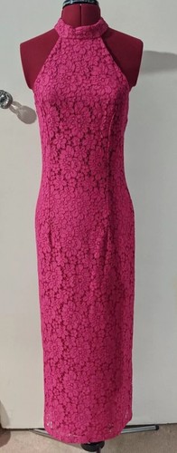 Abito zara pizzo fucsia con - in,