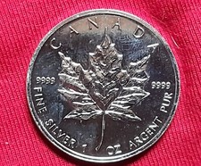 Canada 5 Dollari 1997 Foglia d’acero Argento 999% - 1 Oz. Fdc Eccezionale 