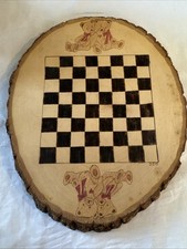 Scacchiera vintage artigianale