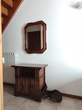 Mobile con specchio, legno