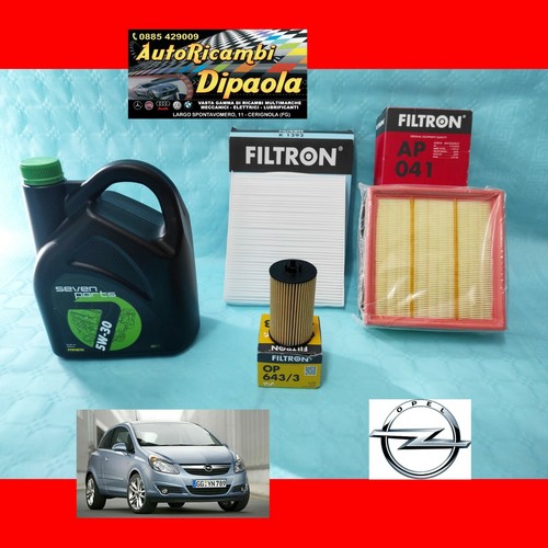 Kit tagliando opel corsa 0 - tagliando, d