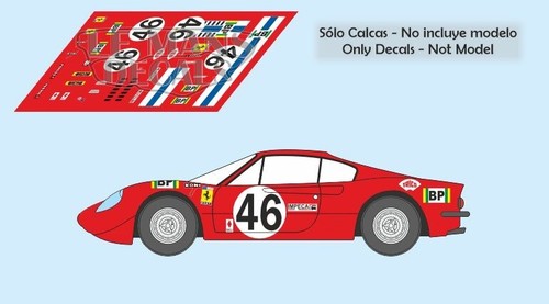 Decals ferrari dino - 246, gt
