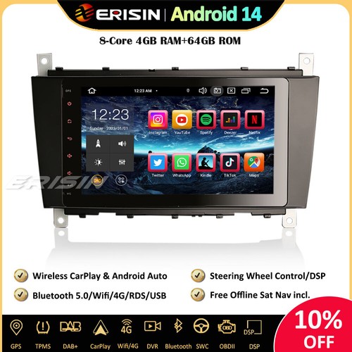 Core android 14 autoradio - 8", 8-core