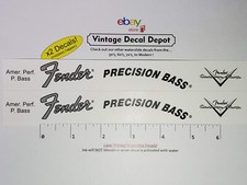 Fender American Performance Precision Bass Headstock Waterslide decalcomania LASERPRINT
