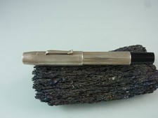 Antichi Vintage Mazza Stilografica 830 Er Argento Iridium Piuma -M- Difettoso