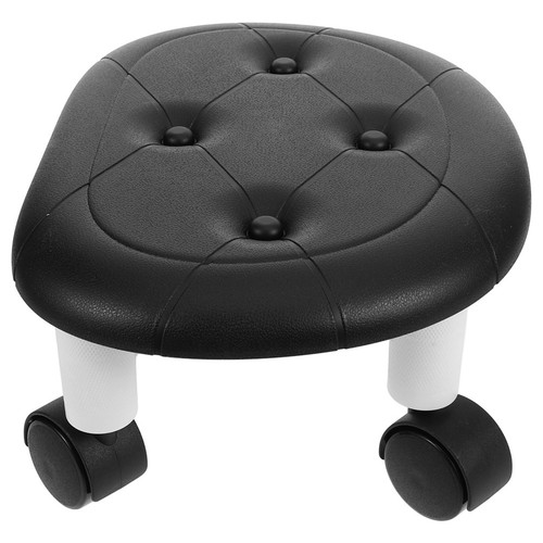 Sgabello basso con - , ruote