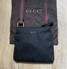 Borsa messenger Gucci nera