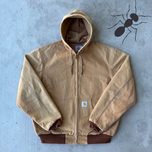 Carhartt brown active hooded