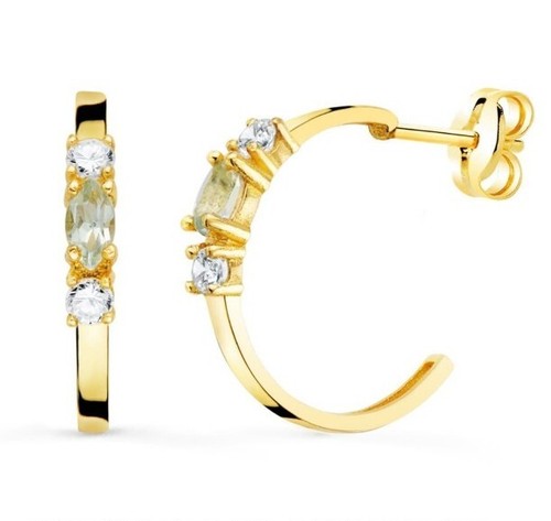 Orecchini oro 18k - oro, 750