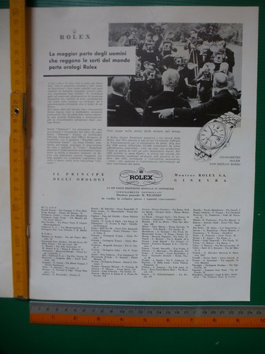 Pubblicità rolex cronometro - pubblicità,