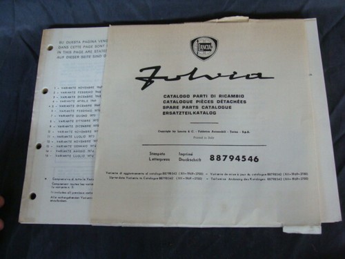 Lancia fulvia aggiornamento - lancia,