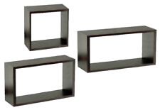 Set 3 Mensole Cubo da Parete