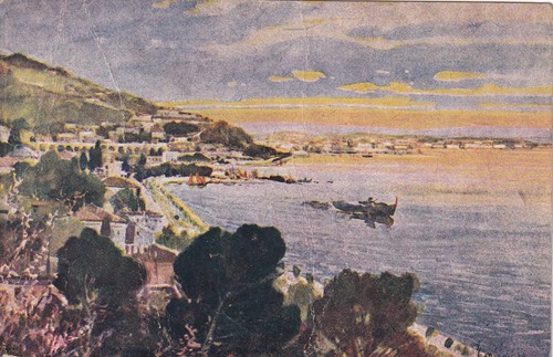 Cartolina trieste riviera - cartolina, di