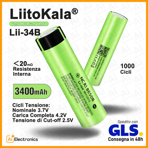 Batteria pila ricaricabile