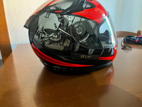 Casco integrale moto - casco, nero
