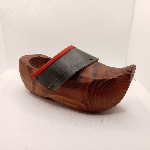 Zoccolo vintage legno sabot - vintage, in