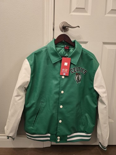 Giacca pelle nba boston - pelle,