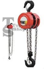 PARANCO MANUALE 1 TON 3 CATENA 3 MT ARGANO VERRICELLO GANCIO SOLLEVATORE HS-1T