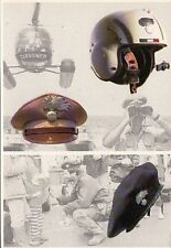 A3337) CARTOLINA CARABINIERI, CASCO ELICOTTERISTI, BERRETTO ESTIVO E BASCO.