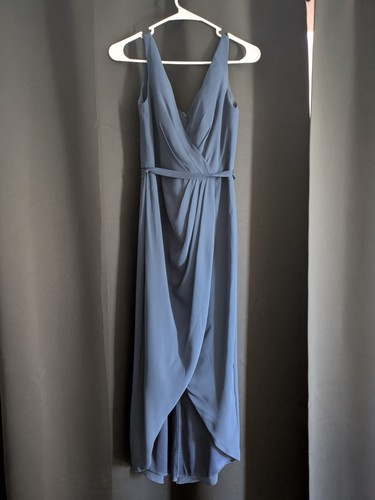 Abito chiffon blu navy - , tank
