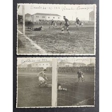 Due Fotografie Originali Partita Casale - Novara - 1934 - Calcio