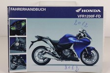 Honda VFR1200F/FD Manuale Uso e Manutenzione Manuale Guidatore Modello Anno 2012-