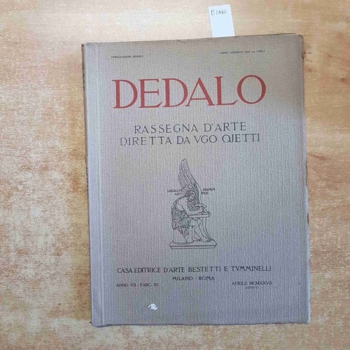 Dedalo ugo ojetti - ugo, 1927