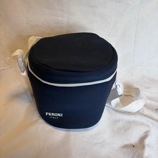 PERONI Italy Borsa da Trasporto Raffreddatore 6 Bottiglie Blu per Picnic Facile Trasporto Tracolla