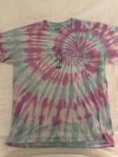 Paralume lampada pattinatore grunge grafica tie dye rosa e viola Bozo design taglia M/L