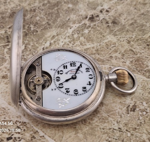 Ww1 orologio tasca argento - da,